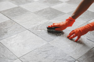 Tile Floor Cleaning