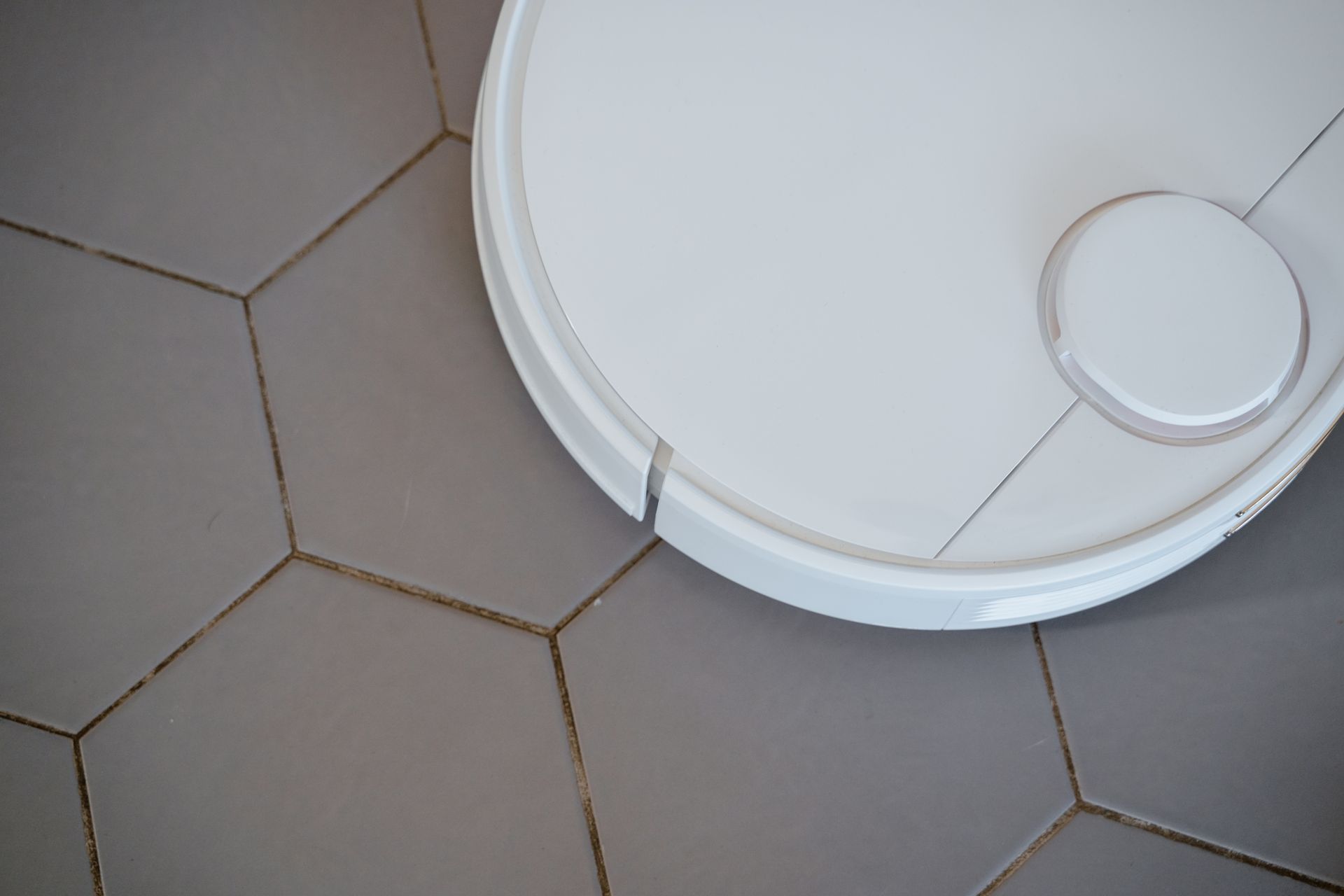 dirty floor tiles