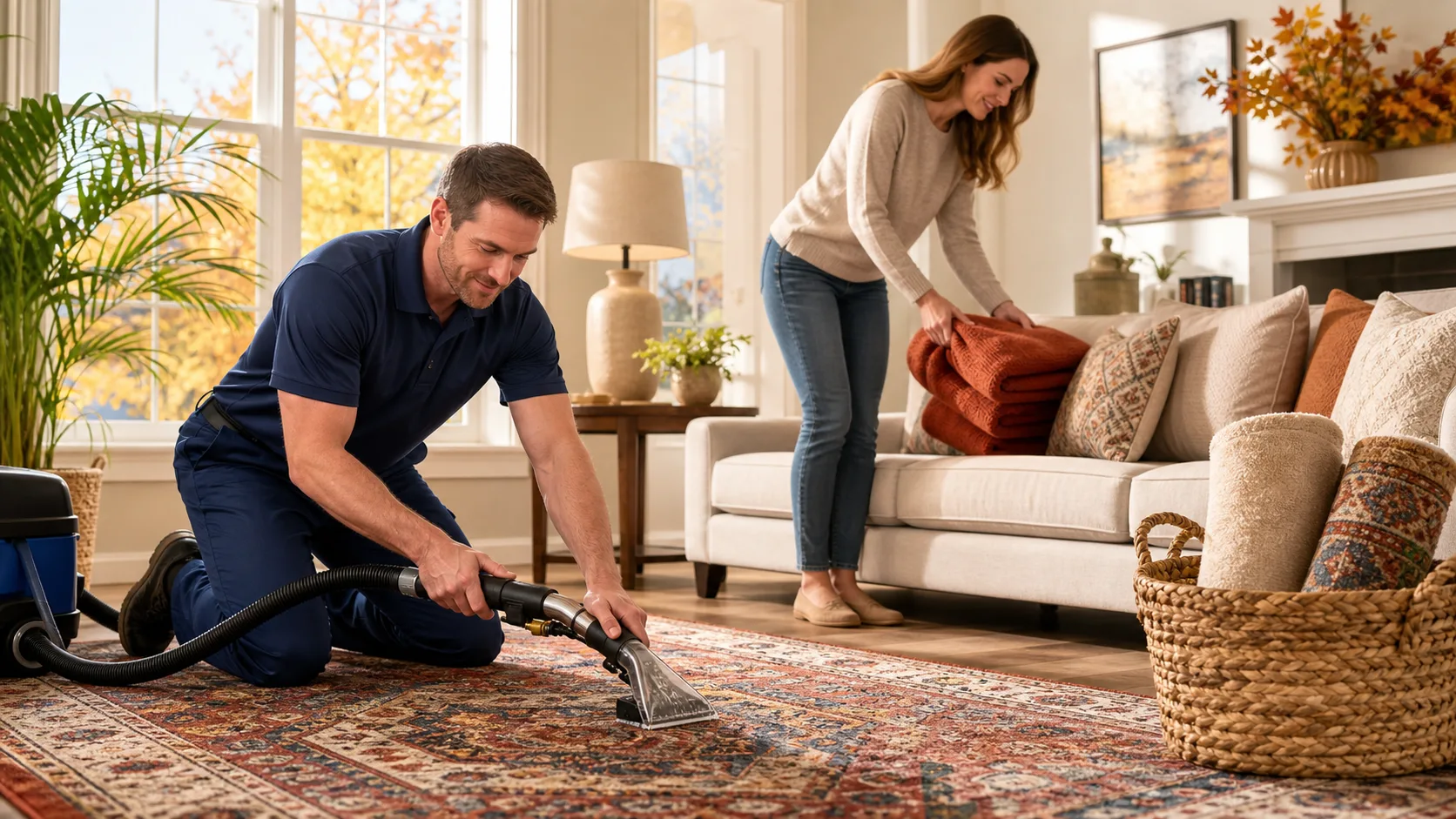 Guide to Area Rug Cleaning Before Fall Decor Swaps
