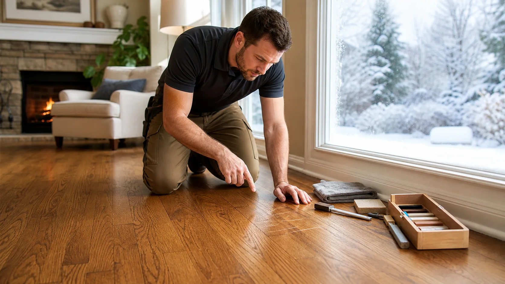 What Scratches Mean for Your Hardwood as Temperatures Drop
